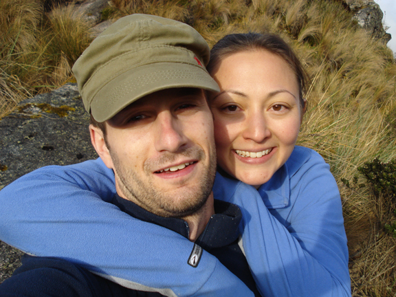 At the top of the andes